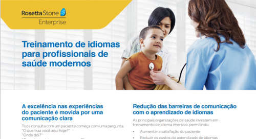 Treinamento de idiomas para profissionais de saúde modernos