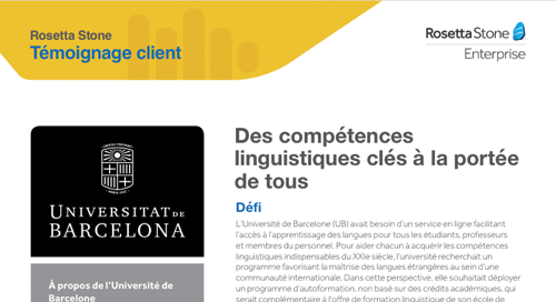 Des compétences linguistiques clés à la portée de tous